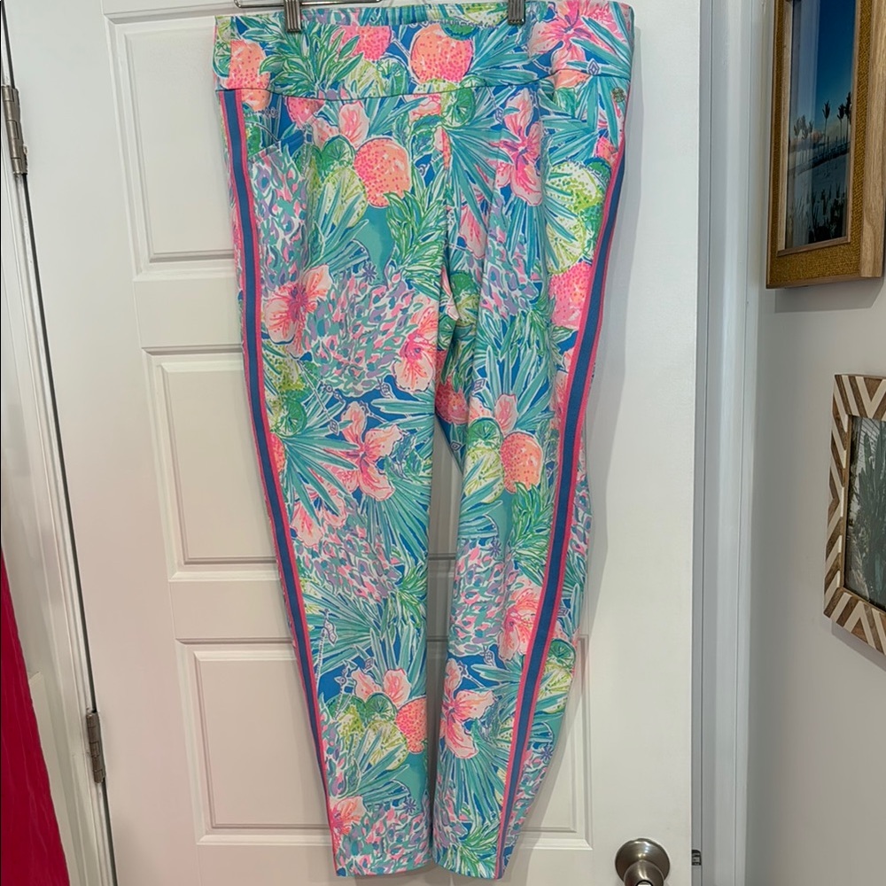 Lilly Pulitzer Upf 50 Luxletic Corso Multi Swizzle Golf Pants